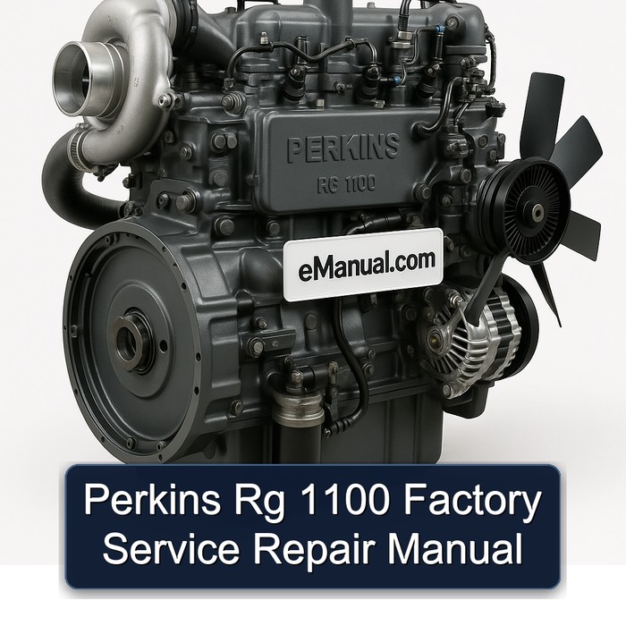 Manual de Servicio y Reparación para Perkins Rg 1100 de Fábrica