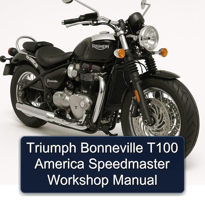 Triumph Bonneville T100 America Speedmaster Workshop Manual