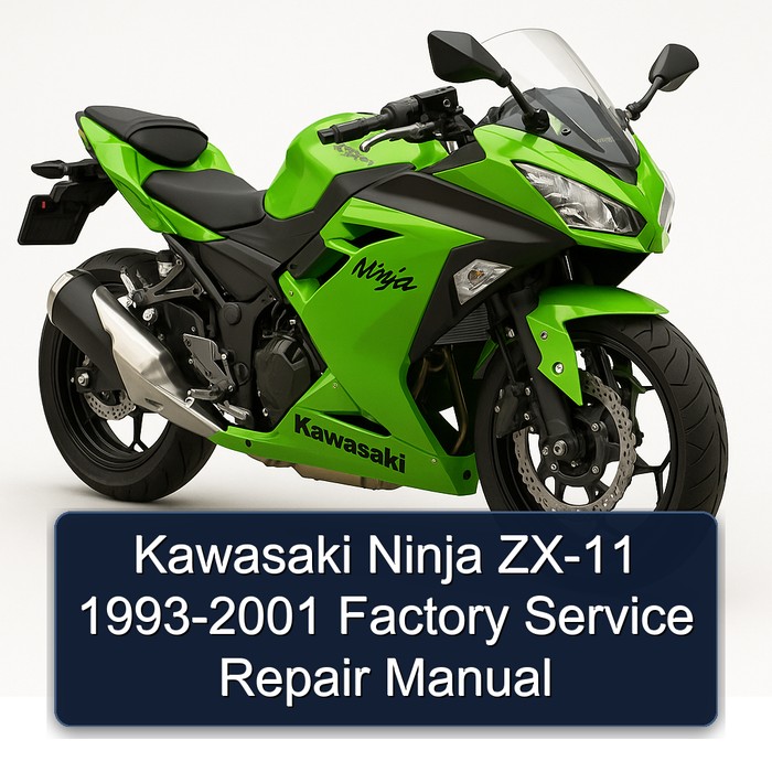 Kawasaki Ninja ZX-11 1993-2001 Factory Manual de servicio y reparación