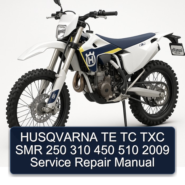 HUSQVARNA TE TC TXC SMR 250 310 450 510 2009 Manual de servicio y reparación