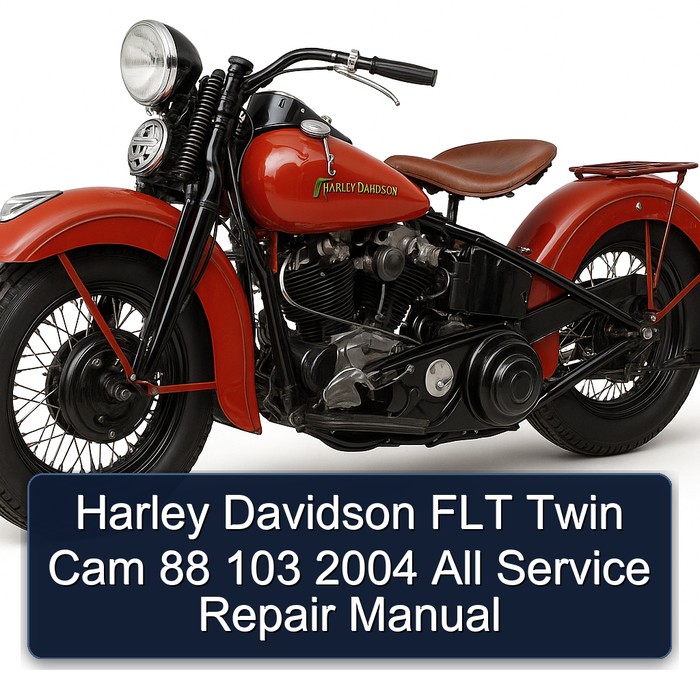 Harley Davidson FLT Twin Cam 88 103 2004 All Service Repair Manual
