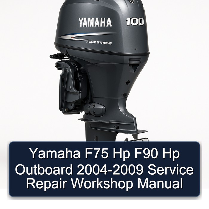 Yamaha F75 Hp F90 Hp Outboard 2004-2009 Service Repair Workshop Manual 