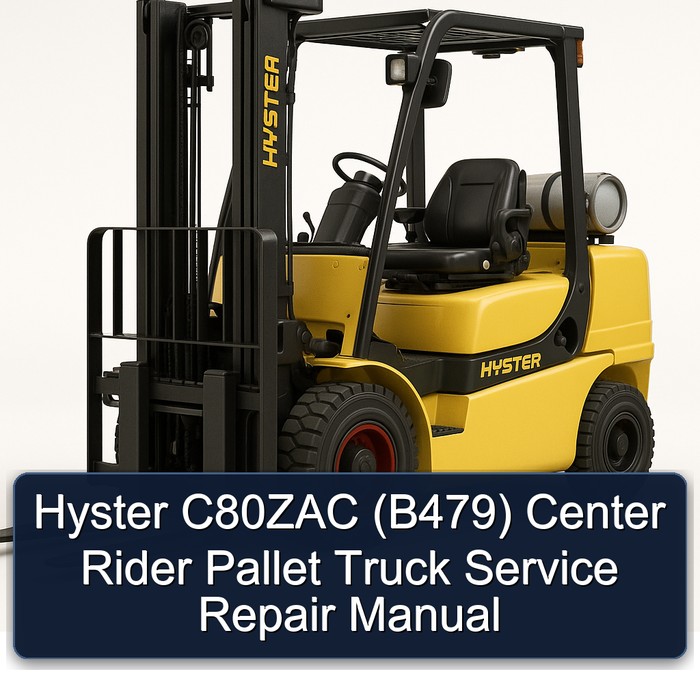 Manual de Servicio y Reparación para Transpaleta Hyster C80ZAC (B479)