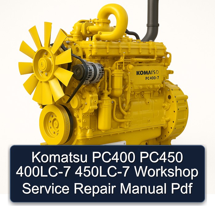 Komatsu PC400 PC450 400LC-7 450LC-7 Workshop Manual de servicio y reparación Pdf