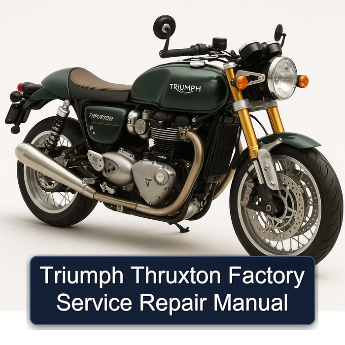 Triumph Thruxton Factory Service Repair Manual