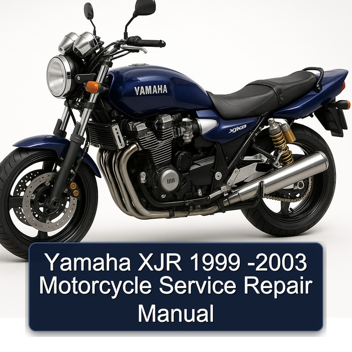 Yamaha XJR 1999 -2003 Motorcycle Manual de servicio y reparación