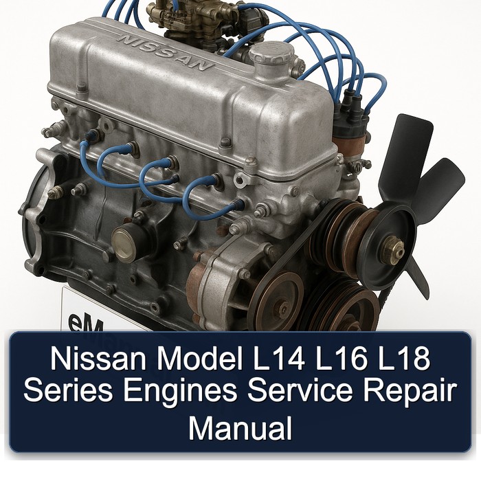 Nissan Model L14 L16 L18 Series Engines Service Repair Manual 