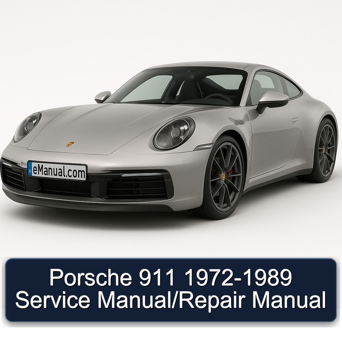Porsche 911 1972-1989 Service Manual/Repair Manual