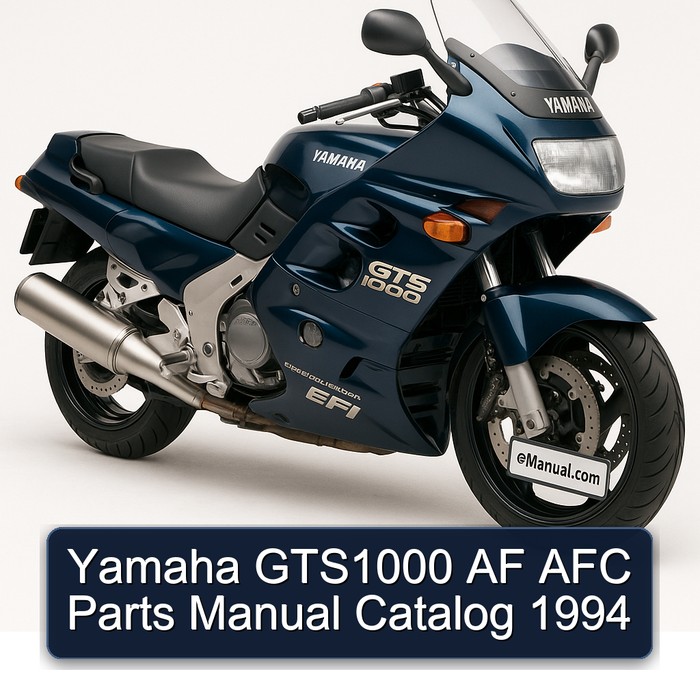 Yamaha GTS1000 AF AFC Parts Manual Catalog 1994