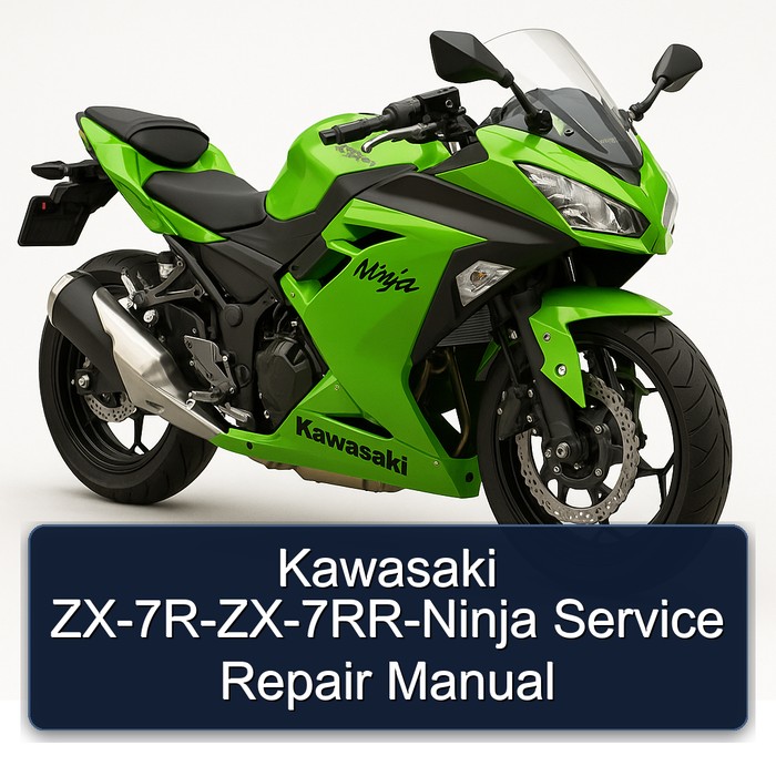 Kawasaki ZX-7R-ZX-7RR-Ninja Manual de servicio y reparación