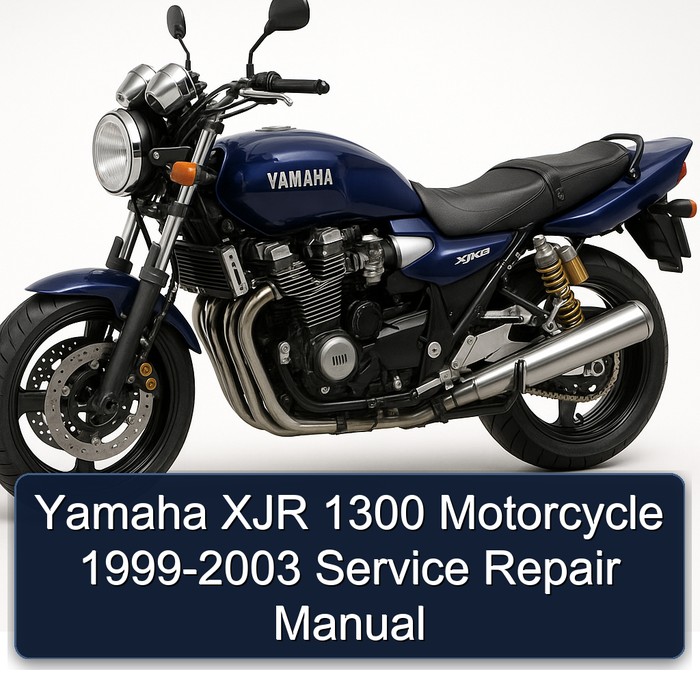 Yamaha XJR 1300 Motorcycle 1999-2003 Manual de servicio y reparación
