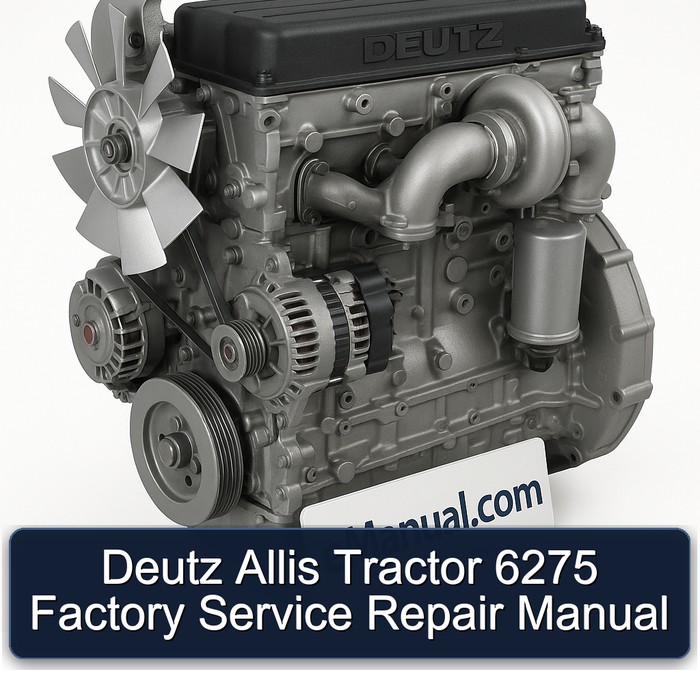 Deutz Allis Tractor 6275 Factory Service Repair Manual