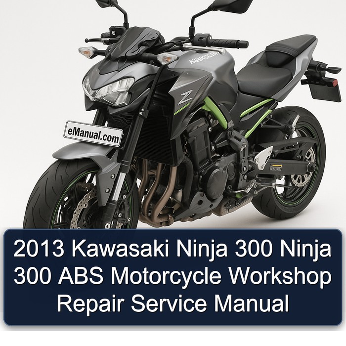 2013 Kawasaki Ninja 300 Ninja 300 ABS Motorcycle Workshop Repair Service Manual