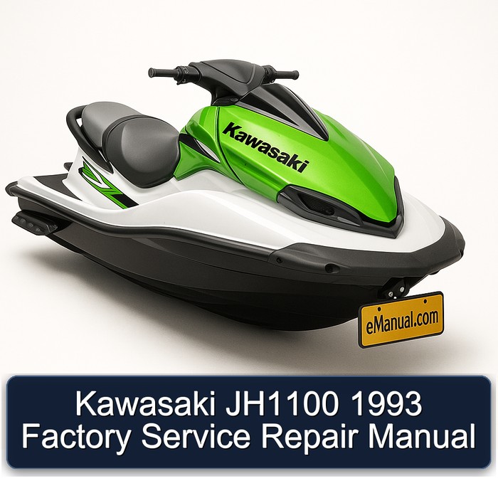 Kawasaki JH1100 1993 Factory Manual de servicio y reparación
