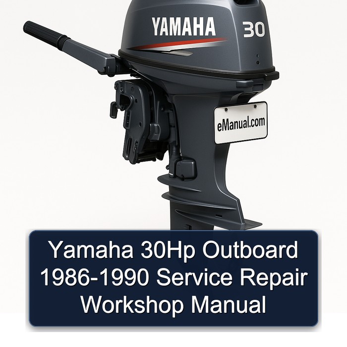 Yamaha 30Hp Outboard 1986-1990 Service Repair Workshop Manual