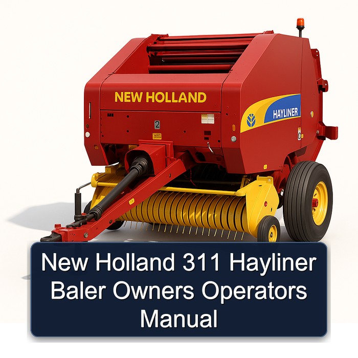 New Holland 311 Hayliner Baler Owners Operators Manual