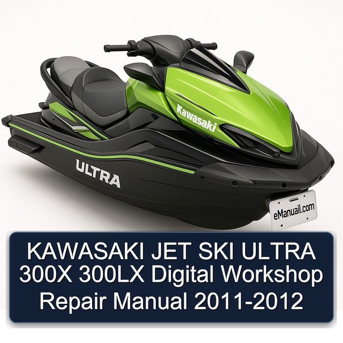 KAWASAKI JET SKI ULTRA 300X 300LX Digital Workshop Repair Manual 2011-2012