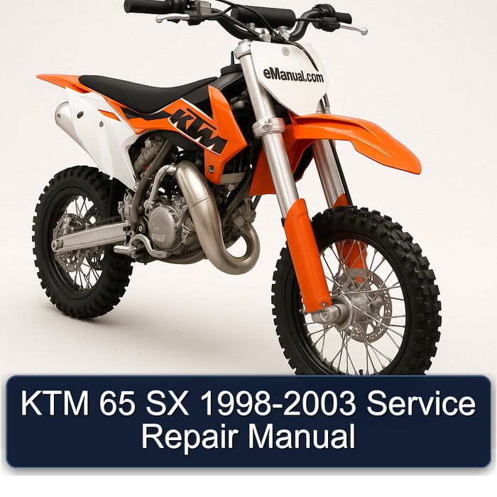 KTM 65 SX 1998-2003 Manual de servicio y reparación