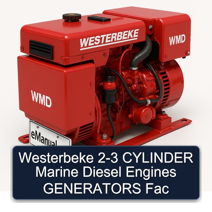 Westerbeke 2-3 CYLINDER Marine Diesel Engines GENERATORS Fac