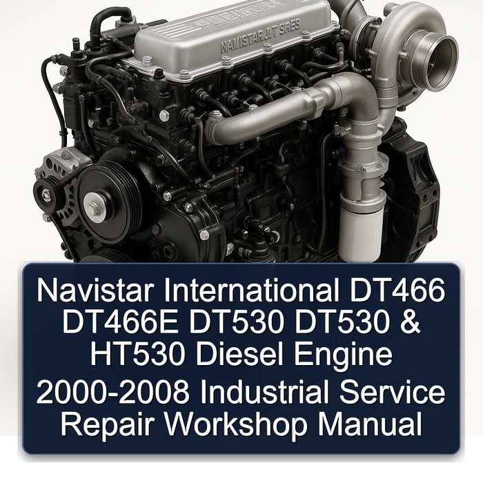 Navistar International DT466 DT466E DT530 DT530 & HT530 Diesel Engine 2000-2008 Industrial Service Repair Workshop Manual