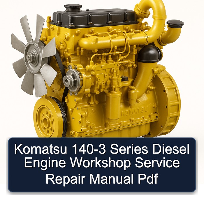 Komatsu 140-3 Series Diesel Engine Workshop Manual de servicio y reparación Pdf