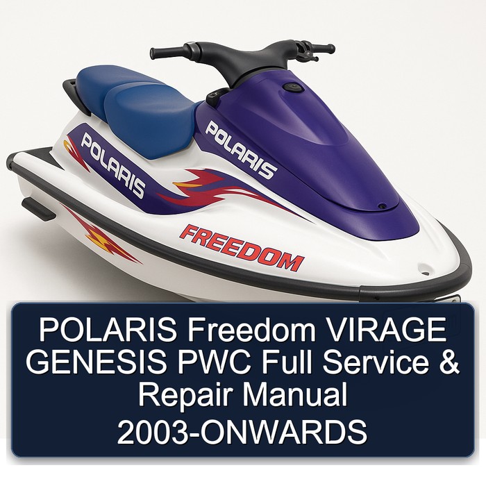 POLARIS Freedom VIRAGE GENESIS PWC Full Manual de servicio y reparación 2003-ONWARDS