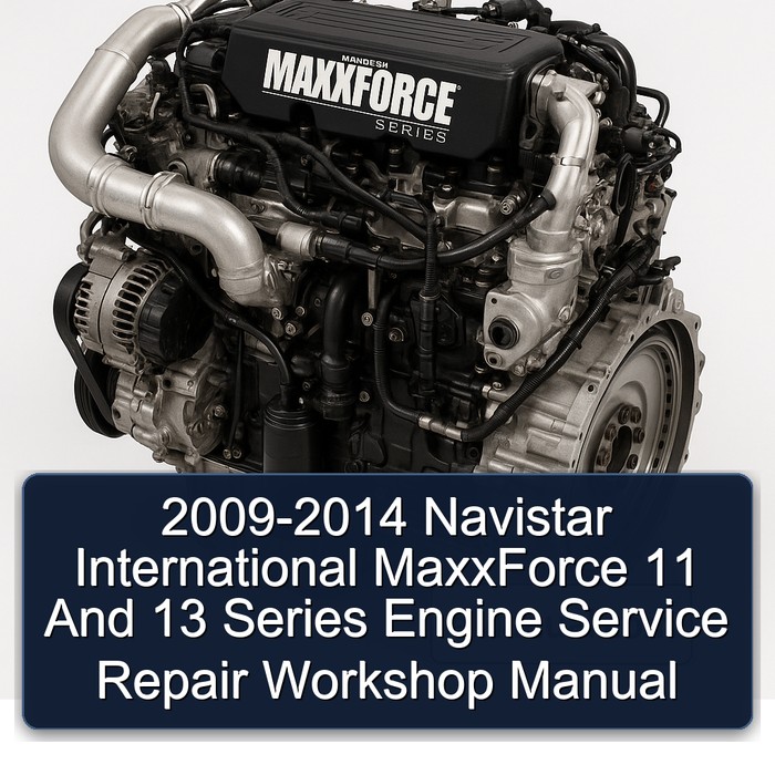 Manual de Reparación y Servicio para Motores MaxxForce 11 y 13 Series Navistar International 2009-2014