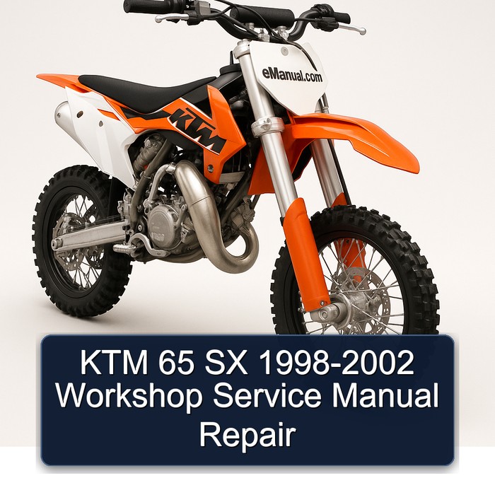 KTM 65 SX 1998-2002 Workshop Service Manual Repair
