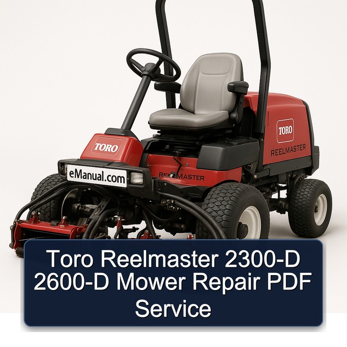 Reparación de Cortacéspedes Toro Reelmaster 2300-D 2600-D PDF