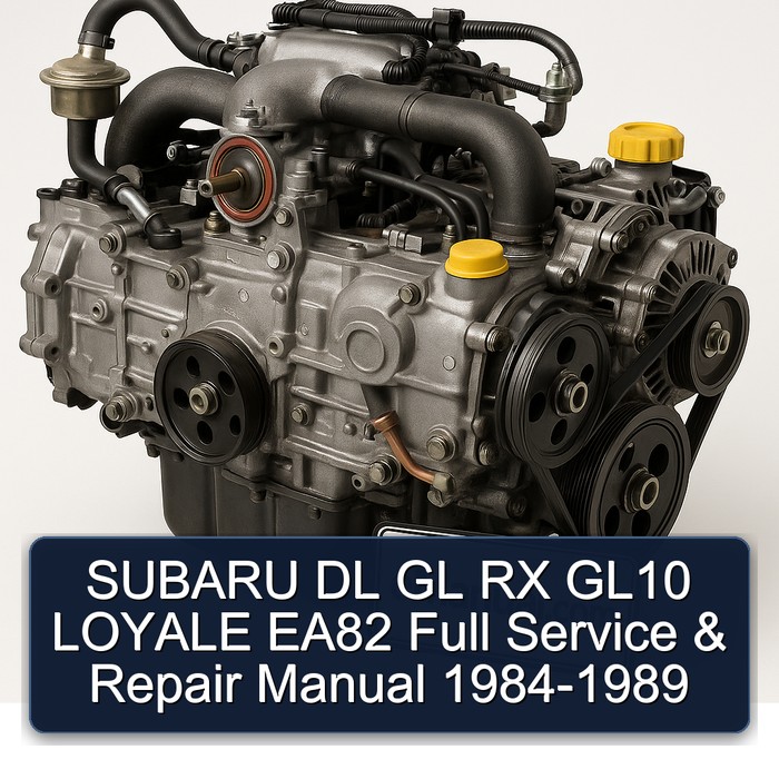 Manual de Servicio y Reparación Subaru DL GL RX GL10 Loyale EA82 (1984-1989)