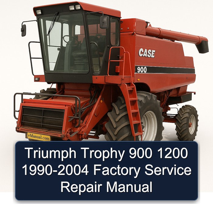 Manual de Reparación y Servicio de Fábrica Triumph Trophy 900 1200 (1990-2004)