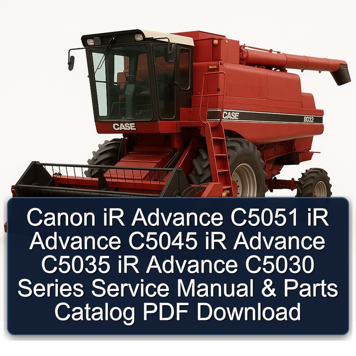 Manual de Servicio y Catálogo de Piezas Canon iR Advance C5051, C5045, C5035, C5030 - Descarga PDF
