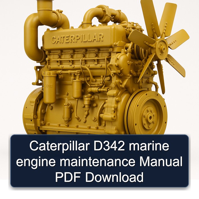 Caterpillar D342 Marine Engine Workshop Service Repair Manual PDF Download
