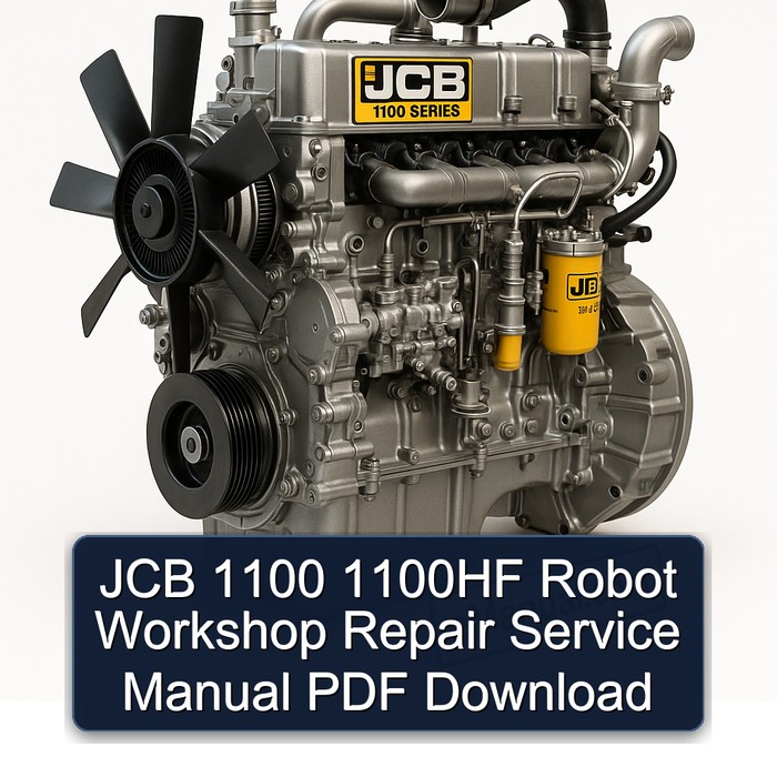 JCB 1100 1100HF Robot Workshop Repair Service Manual PDF Download