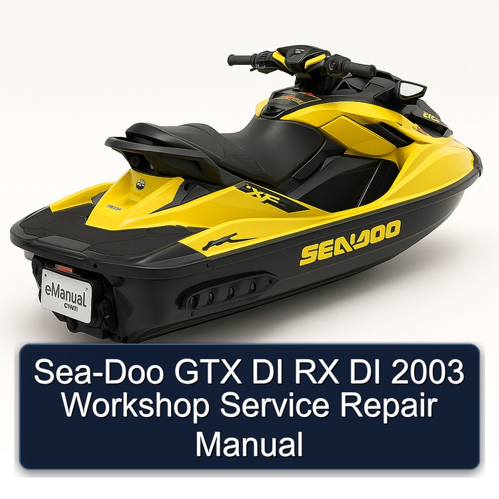 Sea-Doo GTX DI RX DI 2003 Workshop Manual de servicio y reparación
