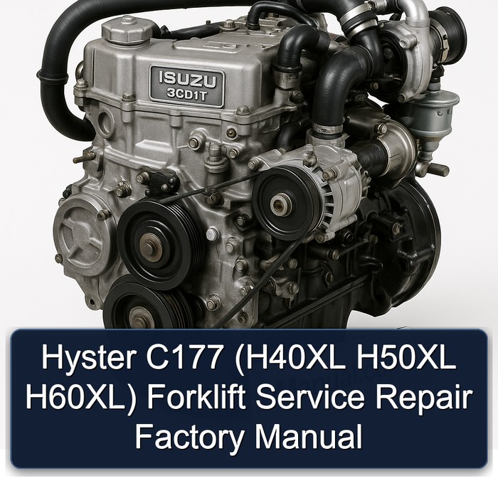 Hyster C177 (H40XL, H50XL, H60XL): Werkstatt-Handbuch