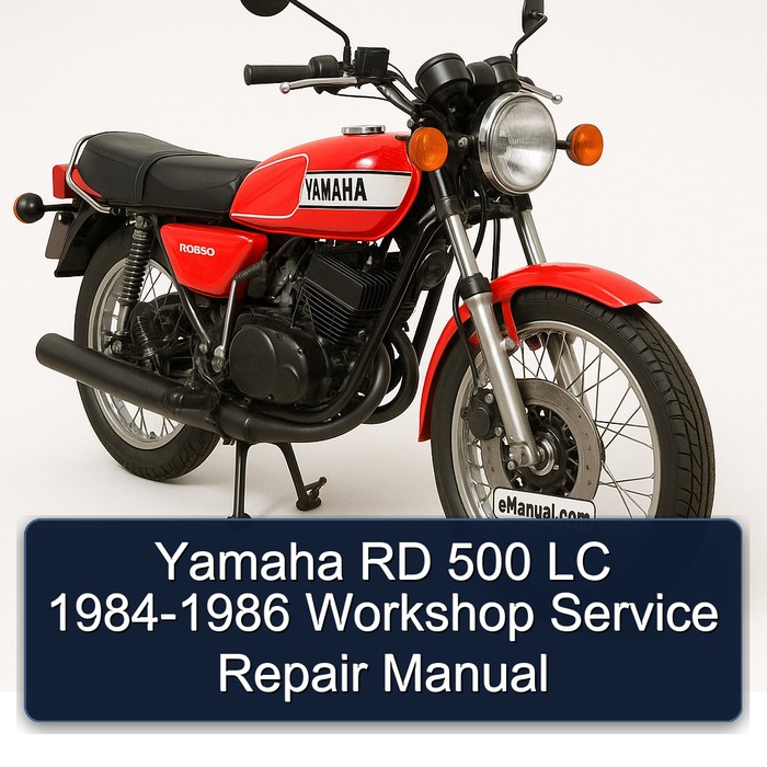 Yamaha RD 500 LC 1984-1986 Workshop Manual de servicio y reparación