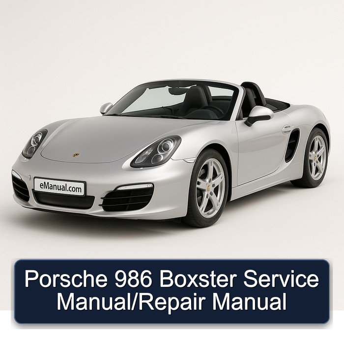 Porsche 986 Boxster Service Manual/Repair Manual