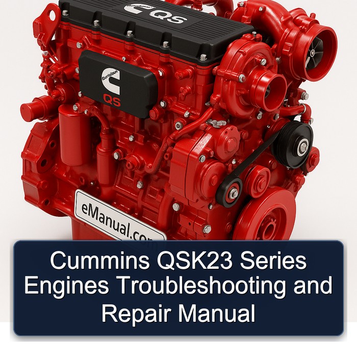 Cummins QSK23 Series Engines Troubleshooting and Repair Manual 