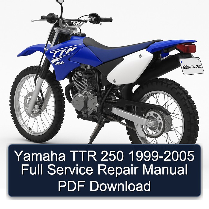 Yamaha TTR 250 1999-2005 Full Service Repair Manual PDF Download