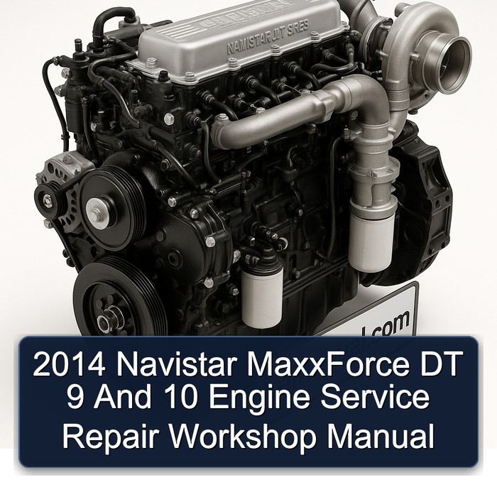 Manual de Reparación y Servicio de Motores Navistar MaxxForce DT 9 y 10 (2014)