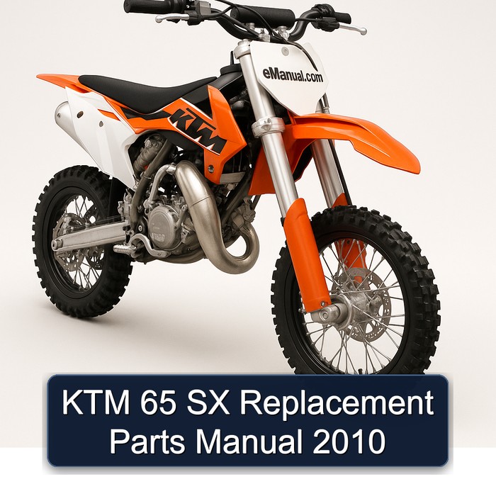 KTM 65 SX Replacement Parts Manual 2010