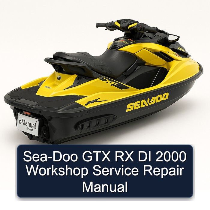 Sea-Doo GTX RX DI 2000 Workshop Manual de servicio y reparación
