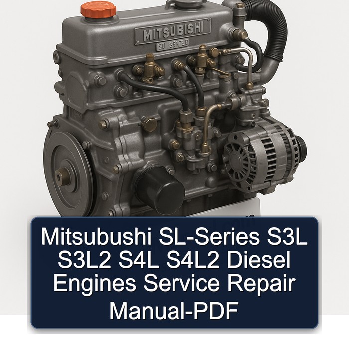 Manual de Reparación y Servicio de Motores Diesel Mitsubishi SL-Series S3L, S3L2, S4L, S4L2 - PDF