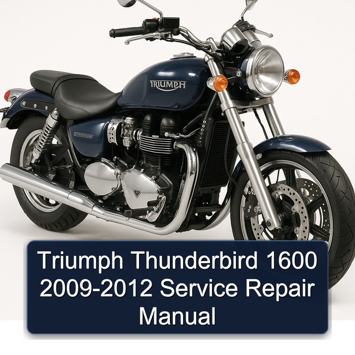 Triumph Thunderbird 1600 2009-2012 Manual de servicio y reparación