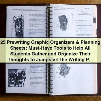 25 Prewriting Graphic Organizers & Planning Sheets for Students by Jane Roberts PDF Download