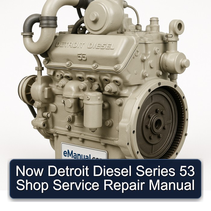 Now Detroit Diesel Series 53 Shop Manual de servicio y reparación