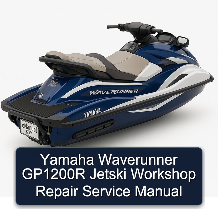 Yamaha Waverunner GP1200R Jetski Workshop Service Repair Manual PDF Download