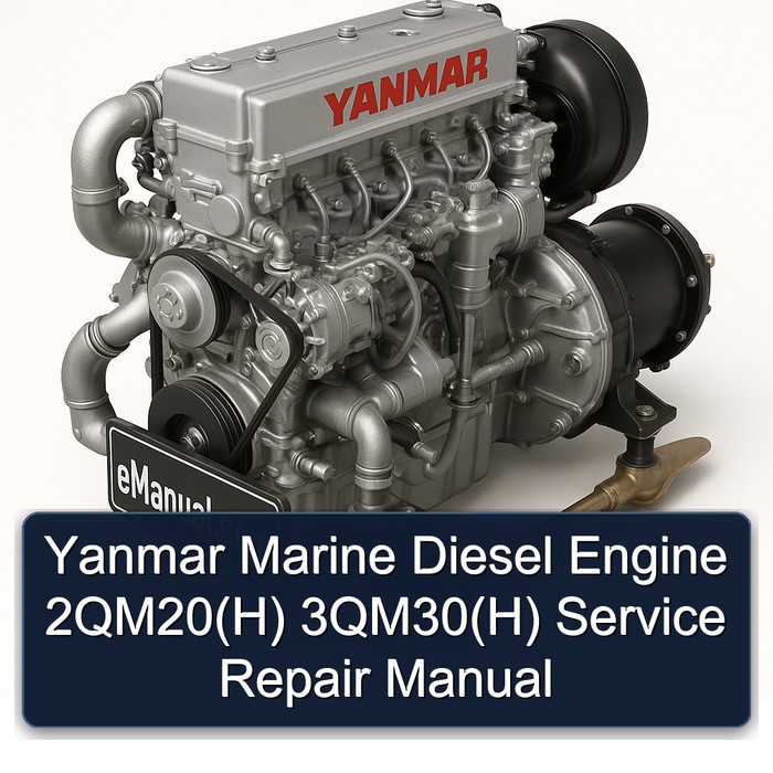 Yanmar Marine Diesel Engine 2QM20(H) 3QM30(H) Manual de servicio y reparación