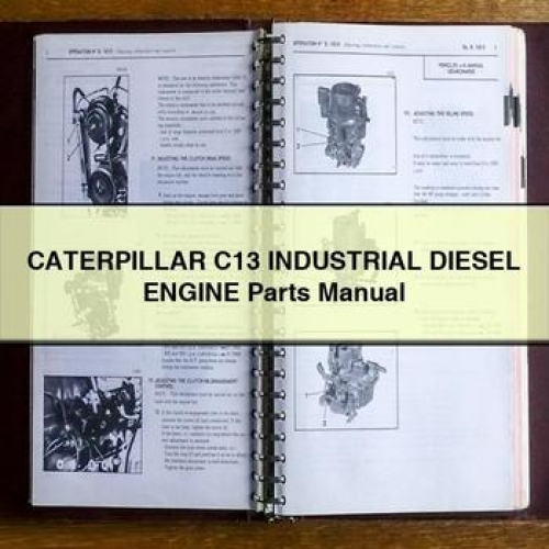 Caterpillar C13 Industrial Diesel Engine Parts Catalog PDF Download